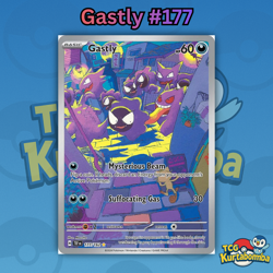 Gastly 177/162 Illustration Rare Holo Pokemon Card Temporal Forces - Image 1