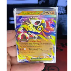 Pokemon Mega Hawlucha EX 066/217 ASC HP250 120+ Rare Full Art Holo TCG Card - Image 1