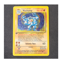Machamp 100 HP Deck Exclusives 1st Edition Holo Rare 8/102 English Card 1999 - Image 1