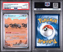 PSA 10 GEM MINT Durant EX 236 Surging Sparks Pokemon Card - Image 1