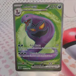 Pokemon TCG - Arbok ex 185/165 - Scarlet & Violet 151 - Ultra Rare Card - Image 1