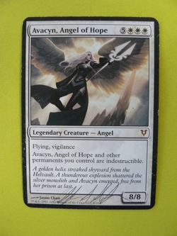 Avacyn Angel of Hope OVERSIZED -- Mythic White Creature--HP--Avacyn Restored MTG - Image 1