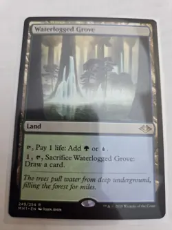 MTG, Waterlogged Grove Modern Horizons Regular NM - Image 1