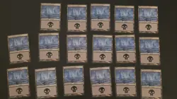 17x Snow-Covered Swamp Coldsnap Regular - Image 1