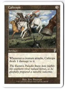 Caltrops 7TH 288 Magic: The Gathering UC NM - Image 1