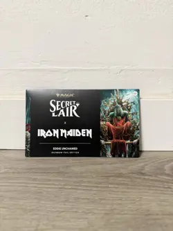 MTG Secret Lair x Iron Maiden: Eddie Unchained RAINBOW FOIL Edition Sealed Magic - Image 1