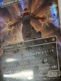 Mana FOIL Exemplar of Light (Foundations) - Borderless - NM Pack Fresh - Image 2