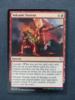 Volcanic Torrent Foil - Commander Legends #OI - Image 1