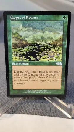 Mtg CARPET OF FLOWERS Urza's Saga NM - Image 1
