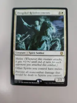 MTG Drogskol Reinforcements Commander: Innistrad: Crimson Vow 005 Regular Rare - Image 1