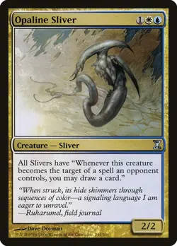 MTG Opaline Sliver - 244 / English / Lightly Played - Image 1