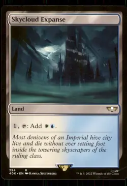 MTG - Skycloud Expanse Universes Beyond: Warhammer 40,000 #294 Rare NM - Image 1