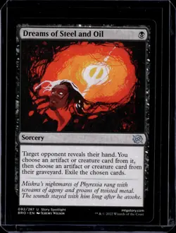 Dreams Of Steel And Oil - 92 - BRO - NM - MTG Magic the Gathering - Image 1