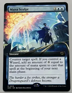 MTG Secrets of Strixhaven Mana Sculpt Instant RARE REGULAR #0319 - Image 1