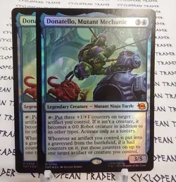FOIL DONATELLO, MUTANT MECHANIC x1 mtg NM Teenage Mutant Ninja Turtles 1 Mythic - Image 1