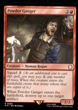 MTG - Powder Ganger Universes Beyond: Fallout #65 Rare NM - Image 1