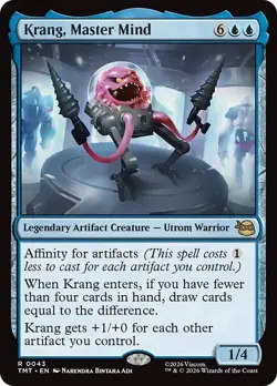 FOIL KRANG, MASTER MIND mtg NM Teenage Mutant Ninja Turtles 1 Rare - Image 1