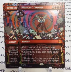 FOIL Showcase BROADCAST TAKEOVER x1 mtg NM Teenage Mutant Ninja Turtles 1 Mythic - Image 1