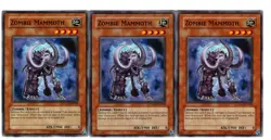 Yugioh- 3X Zombie Mammoth - Common - Unlimited - CSOC-EN030 - Near Mint - Image 1