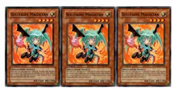 Yugioh- 3X Solitaire Magician - Common - 1st Edition - SOVR-EN013 - Light Play - Image 1