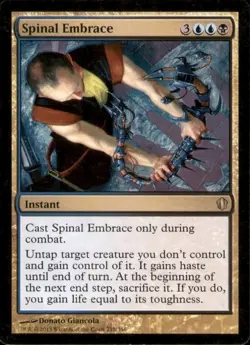 MTG - Spinal Embrace Commander 2013 #218 Rare LP - Image 1