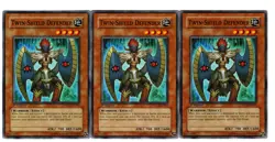 Yugioh- 3X Twin-Shield Defender - Common - 1st Edition - TDGS-EN011 - Near Mint - Image 1