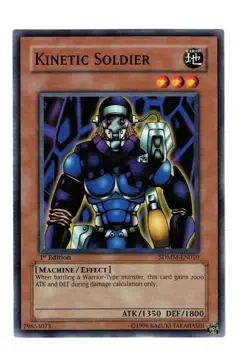 Yugioh- 1X Kinetic Soldier - Common - 1st Edition - SDMM-EN010 - Near Mint - Image 1