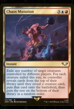 MTG - Chaos Mutation Universes Beyond: Warhammer 40,000 #111 Rare NM - Image 1
