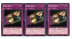 Yugioh- 3X Dark Bribe - Common - 1st Edition - SDGU-EN039 - Light Play - Image 1