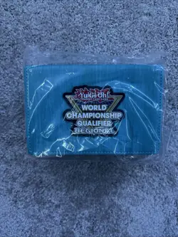 Yugioh world champtionship qualifier blue regional deck box - Image 1