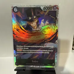 One Piece CCG Sabo PRB02-014 SR the Best Vol 2 English Edition NM Condition - Image 1