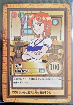 1999 BANDAI One Piece Hyper Battle NAMI C10 FIRST STAGE 1ST EVER SET RC - Image 1