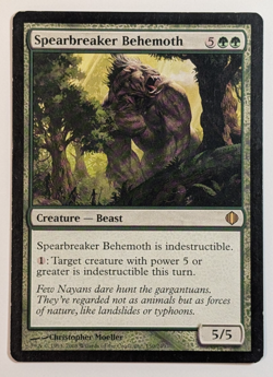 MTG - 1x Spearbreaker Behemoth - Shards of Alara - NM/LP - Magic The Gathering - Image 1