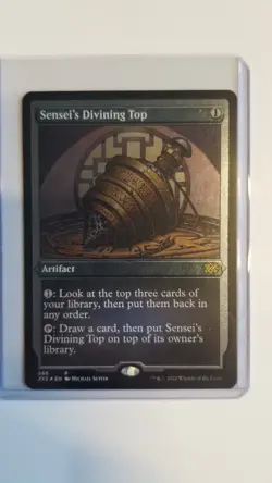 [NM] MTG Sensei's Divining Top (Foil Etched) Double Masters 2022 - Image 1