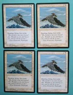 Magic the Gathering MTG Ice Age KJELDORAN SKYKNIGHT X 4 LP/EX C 1995! - Image 1