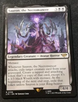 Sauron, The Necromancer - LTR - MTG - EN - NM - 0106 - Image 1
