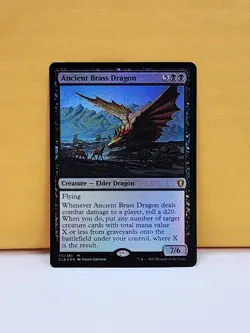1x FOIL Ancient Brass Dragon, NM, CLB, Magic: the Gathering, MtG - Image 3