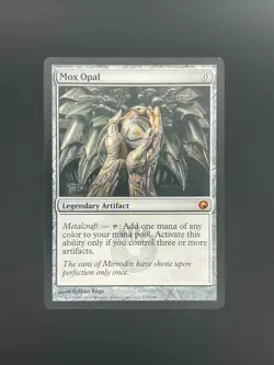 MTG Mox Opal (Non Foil) - Scars of Mirrodin Lightly Played Condition - Image 1