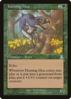 Hunting Moa -Foil Medium Play MTG Urza's Destiny - Image 1