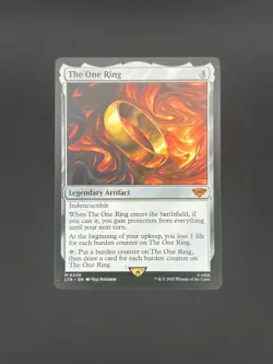 MTG The One Ring (Non Foil) - LTR Tales of Middle Earth Near Mint Condition - Image 1