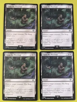 Claim the Precious x4 The Lord of the Rings: Tales of Middle-Earth 4x MTG - Image 1
