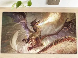 MTG Blast-Furnace HellkiteTable Playmat TCG CCG Play Pad Trading Card Game Mat - Image 1