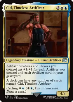 MTG Cid, Timeless Artificer (0416) [FINAL FANTASY] Near Mint Magic - Image 1