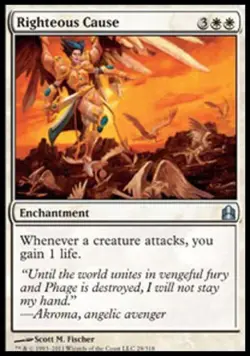 Righteous Cause - Light Play MTG Commander - Image 1