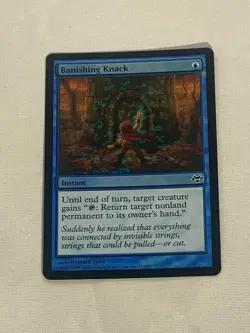 MTG FOIL Banishing Knack Eventide Magic the Gathering - Image 1