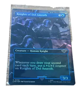 Knights of Dol Amorth FOIL BORDERLESS Magic MTG Lord of the Rings - Image 1