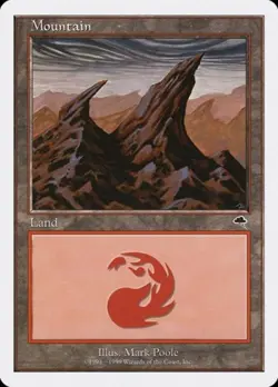 Mountain (116) - Medium Play MTG Battle Royale Box Set - Image 1