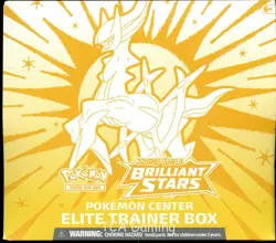 SWSH Brilliant Stars POKEMON CENTER ETB Elite Trainer Box SEALED (10 Packs) - Image 1