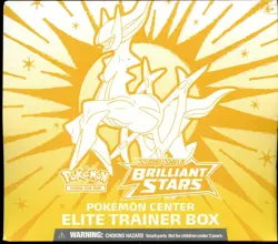 SWSH Brilliant Stars POKEMON CENTER ETB Elite Trainer Box SEALED (10 Packs) - Image 2