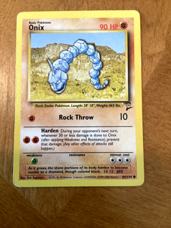 Onix 84/130 Base 2 Set Pokemon Card - Image 1